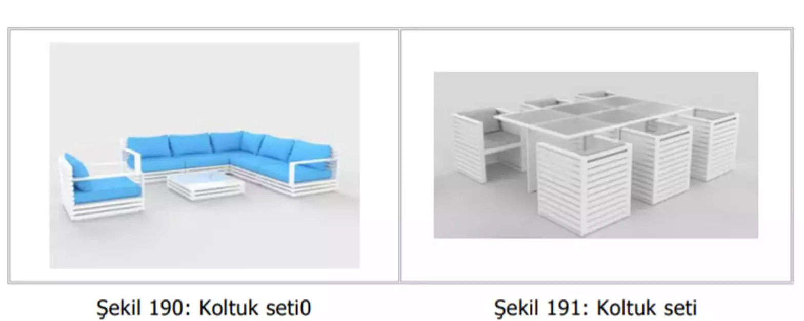 örnek mobilya set tasarım başvuruları-bayrampasa patent